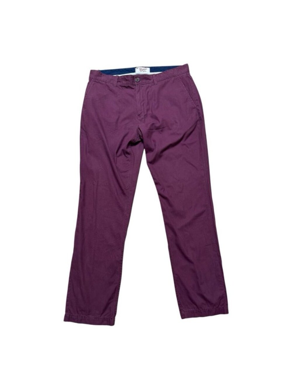 Original Penguin 36x32 Maroon Cotton Chino Pants Men’s Straight Casual